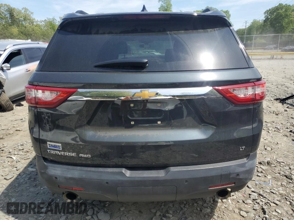 2020 Chevrolet Traverse LT Cloth z VIN 1GNEVGKW0LJ100638, wystawiony jako Copart lot #54845145 z przebiegiem 122 664 mil mil oraz Szkoda całkowita • Salvage title. Historia ofert i sprzedaży dostępna na DreamBid. Obrazek 6.