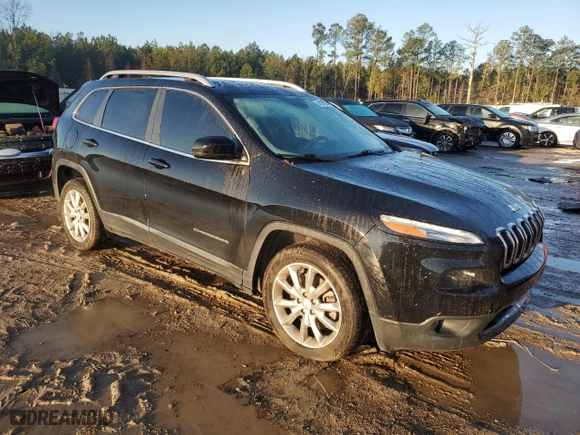 2018 Jeep Cherokee Limited with VIN 1C4PJLDB9JD568279, listed as a Copart auction lot 42180295 with 97,400 mi miles and Salvage Title. Bid and sale history available at carsss.com. Image 4.