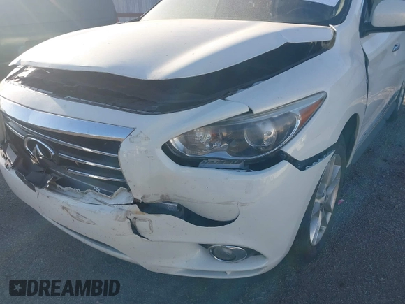 2014 Infiniti QX60 with VIN 5N1AL0MN4EC529096, listed as a IAAI auction lot 41844134 with 152,398 mi miles and . Bid and sale history available at DreamBid. Image 17.