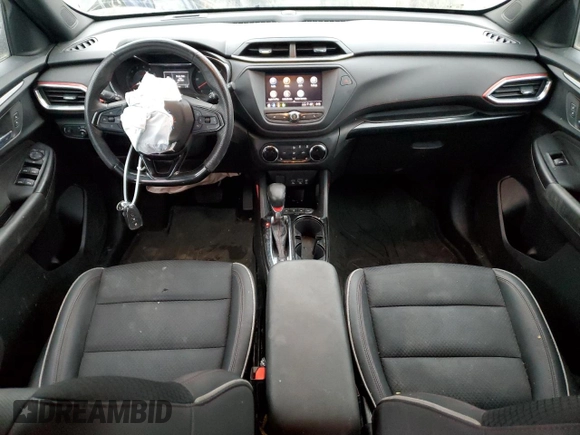 2022 Chevrolet TrailBlazer RS with VIN KL79MUSL9NB016829, listed as a Copart auction lot 88575735 with 36,932 mi miles and Salvage Title. Bid and sale history available at DreamBid. Image 8.