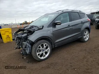 2015 Ford Escape Titanium with VIN 1FMCU9J90FUA08275, listed as a Copart auction lot 52431655 with 141,562 mi miles and Salvage Title. Bid and sale history available at carsss.com. Image 1.