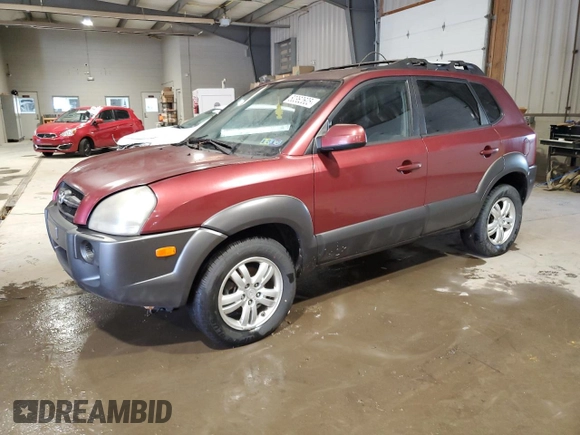 2007 Hyundai Tucson SE with VIN KM8JN12D67U612469, listed as a Copart auction lot 50362605 with 111,459 mi miles and Clean Title. Bid and sale history available at carsss.com. Image 1.