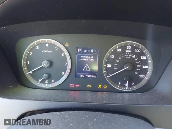 2017 Hyundai Sonata 2.4L with VIN 5NPE24AF4HH447259, listed as a IAAI auction lot 41760091 with 157,371 mi miles and . Bid and sale history available at carsss.com. Image 7.