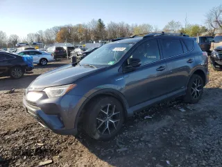 2018 Toyota RAV4 Hybrid SE with VIN JTMJJREV5JD210274, listed as a Copart auction lot 52450645 with 108,249 mi miles and Salvage title. Bid and sale history available at DreamBid. Image 1.