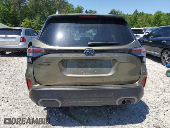 2025 Subaru Forester Limited with VIN JF2SLDRC9SH420205, listed as a Copart auction lot 59107825 with 25,376 mi miles and Salvage title. Bid and sale history available at DreamBid. Image 6.