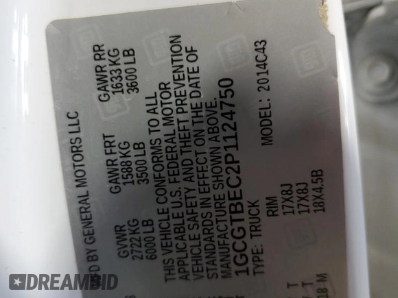 2023 Chevrolet Colorado 4WD Work Truck z VIN 1GCGTBEC2P1124750, wystawiony jako Copart lot #41771775 z przebiegiem 36 544 mil mil oraz Szkoda całkowita • Salvage title. Historia ofert i sprzedaży dostępna na DreamBid. Obrazek 12.