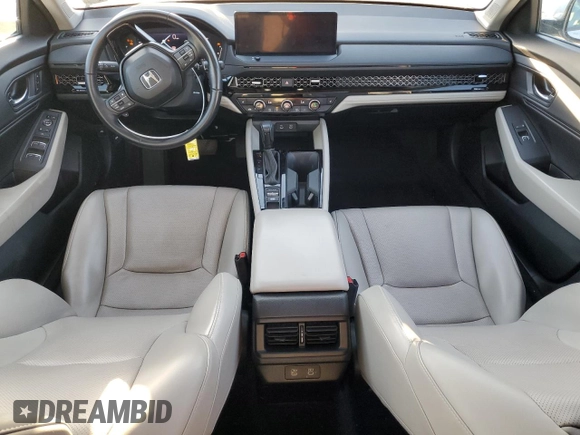 2023 Honda Accord EX-L with VIN 1HGCY2F6XPA036426, listed as a Copart auction lot 49704235 with 25,981 mi miles and Salvage title. Bid and sale history available at DreamBid. Image 8.