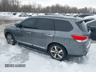 2015 Nissan Pathfinder Platinum with VIN 5N1AR2MM3FC710127, listed as a IAAI auction lot 41617867 with 112,020 mi miles and . Bid and sale history available at DreamBid. Image 3.