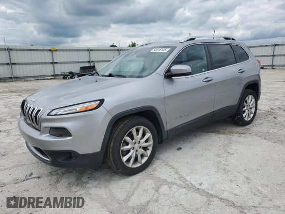2017 Jeep Cherokee Limited с VIN 1C4PJLDB0HW619554, выставлен на аукционе Copart как лот 58016145 с пробегом Не указан миль и Списание • Salvage title. История ставок и продаж доступна на DreamBid. Изображение 1.