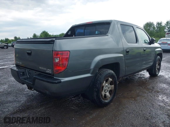 2009 Honda Ridgeline RT with VIN 5FPYK162X9B100513, listed as a IAAI auction lot 42683432 with 204,260 mi miles and . Bid and sale history available at DreamBid. Image 4.