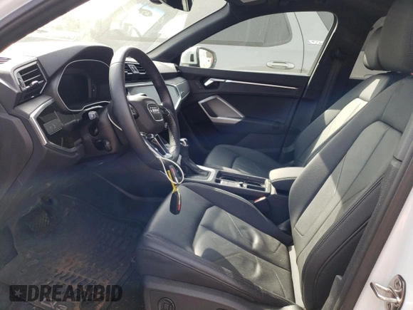 2020 Audi Q3 S line Premium Plus with VIN WA1EECF32L1116576, listed as a Copart auction lot 41111063 with 9,808 mi miles and . Bid and sale history available at DreamBid. Image 7.