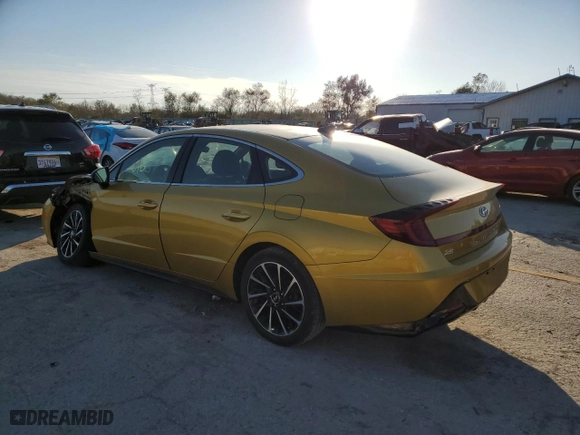 2020 Hyundai Sonata SEL Plus with VIN 5NPEJ4J26LH032498, listed as a Copart auction lot 73582403 with 61,038 mi miles and Non Repairable. Bid and sale history available at carsss.com. Image 2.