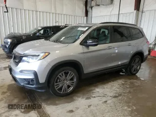 2022 Honda Pilot Sport with VIN 5FNYF6H32NB073530, listed as a Copart auction lot 60839455 with 23,001 mi miles and Salvage title. Bid and sale history available at DreamBid. Image 1.