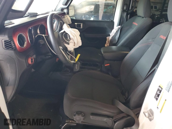 2021 Jeep Wrangler Unlimited Rubicon z VIN 1C4JJXFG5MW767036, wystawiony jako Copart lot #56918355 z przebiegiem 52 994 mil mil oraz Szkoda całkowita • Salvage title. Historia ofert i sprzedaży dostępna na DreamBid. Obrazek 7.