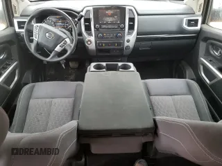 2021 Nissan Titan SV with VIN 1N6AA1EE3MN529038, listed as a Copart auction lot 45019855 with 66,400 mi miles and Salvage title. Bid and sale history available at DreamBid. Image 8.