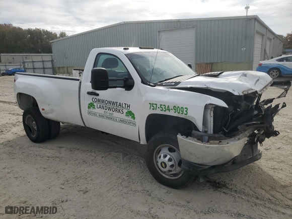 2012 Chevrolet Silverado 3500HD Work Truck with VIN 1GC3CZCG1CF218161, listed as a Copart auction lot 79508774 with 0 mi miles and Salvage Title. Bid and sale history available at carsss.com. Image 4.