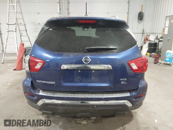 2018 Nissan Pathfinder SL with VIN 5N1DR2MM0JC678517, listed as a IAAI auction lot 42159108 with 93,617 mi miles and . Bid and sale history available at DreamBid. Image 16.