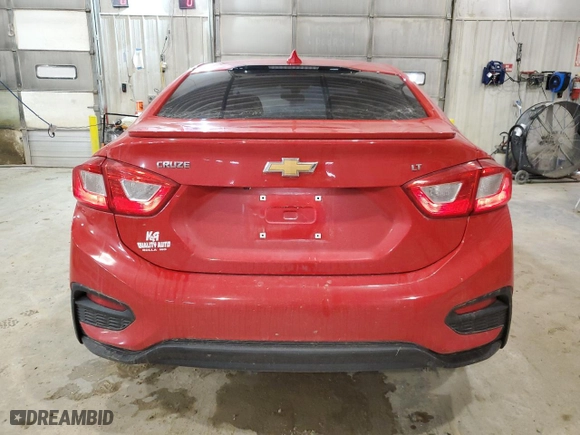 2016 Chevrolet Cruze LT with VIN 1G1BE5SM1G7267911, listed as a Copart auction lot 45299285 with 0 mi miles and Salvage Title. Bid and sale history available at carsss.com. Image 6.