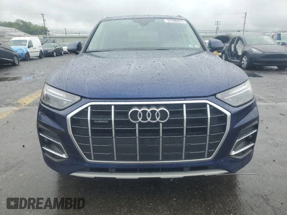 2021 Audi Q5 Premium z VIN WA1AAAFY4M2002990, wystawiony jako Copart lot #57480875 z przebiegiem 55 171 mil mil oraz Szkoda całkowita • Salvage title. Historia ofert i sprzedaży dostępna na DreamBid. Obrazek 5.