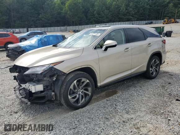 2018 Lexus RX 350L Premium with VIN JTJGZKCA9J2001848, listed as a Copart auction lot 61371135 with 60,459 mi miles and Salvage title. Bid and sale history available at DreamBid. Image 1.