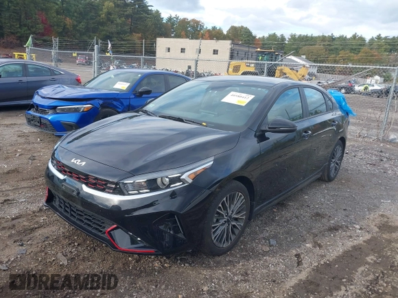 2023 Kia Forte GT-Line with VIN 3KPF54AD7PE653950, listed as a IAAI auction lot 40580412 with 9,962 mi miles. Bid and sale history available at carsss.com. Image 18.