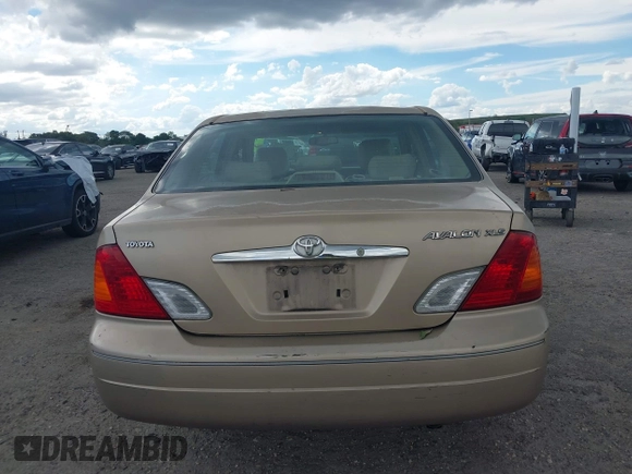 2001 Toyota Avalon XL with VIN 4T1BF28B41U163863, listed as a IAAI auction lot 41679620 with 312,264 mi miles and . Bid and sale history available at DreamBid. Image 17.