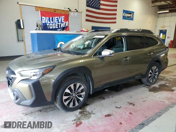 2023 Subaru Outback Touring with VIN 4S4BTAPCXP3172711, listed as a Copart auction lot 89142085 with 21,130 mi miles and Salvage title. Bid and sale history available at DreamBid. Image 1.