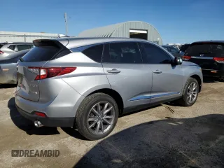 2021 Acura RDX w/Technology Package with VIN 5J8TC2H52ML004265, listed as a Copart auction lot 82030264 with 20,561 mi miles and Salvage Title. Bid and sale history available at carsss.com. Image 3.