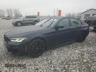 2023 BMW 5 Series 530i xDrive with VIN WBA13BJ0XPWY20712, listed as a Copart auction lot 86109994 with 9,489 mi miles and Salvage Title. Bid and sale history available at DreamBid. Image 1.