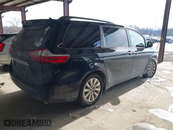 2015 Toyota Sienna Ltd with VIN 5TDDK3DC6FS122871, listed as a IAAI auction lot 41396052 with 133,161 mi miles. Bid and sale history available at carsss.com. Image 4.