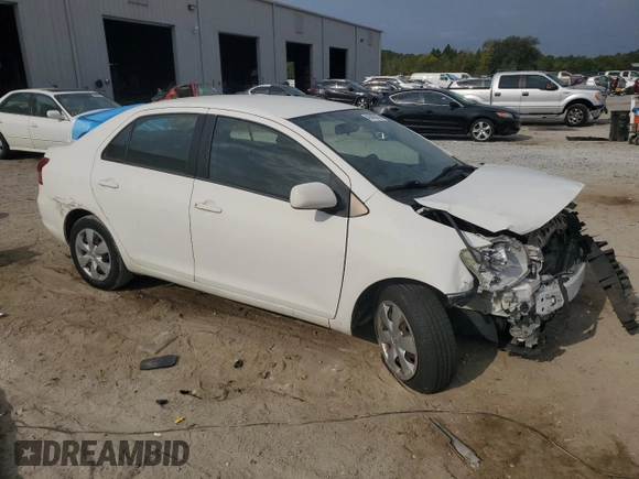 2008 Toyota Yaris with VIN JTDBT923081262683, listed as a Copart auction lot 49493975 with 168,581 mi miles and Salvage Title. Bid and sale history available at carsss.com. Image 4.