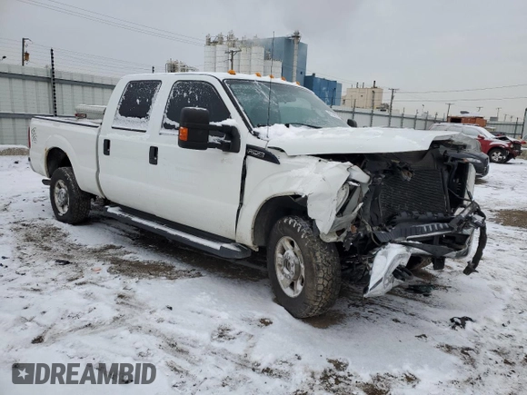 2016 Ford F-250 Lariat with VIN 1FT7W2B60GED37016, listed as a Copart auction lot 42134215 with Not Provided miles and Salvage Title. Bid and sale history available at DreamBid. Image 4.