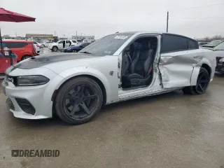 2020 Dodge Charger SRT Hellcat z VIN 2C3CDXL97LH137994, wystawiony jako Copart lot #43184105 z przebiegiem 58 527 mil mil oraz Czysty tytuł • Clean title. Historia ofert i sprzedaży dostępna na DreamBid. Obrazek 1.
