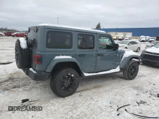 2024 Jeep Wrangler Sahara with VIN 1C4RJXP67RW229289, listed as a Copart auction lot 45551245 with 17,190 mi miles and Clean Title. Bid and sale history available at DreamBid. Image 3.