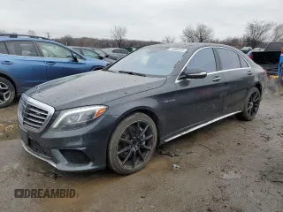 2017 Mercedes-Benz S 63 AMG z VIN WDDUG7JBXHA332867, wystawiony jako Copart lot #44052875 z przebiegiem 132 304 mil mil oraz Szkoda całkowita • Salvage title. Historia ofert i sprzedaży dostępna na DreamBid. Obrazek 1.