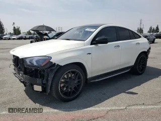 2022 Mercedes-Benz GLE 53 AMG with VIN 4JGFD6BB6NA688468, listed as a Copart auction lot 58760015 with 31,936 mi miles and Salvage title. Bid and sale history available at DreamBid. Image 1.