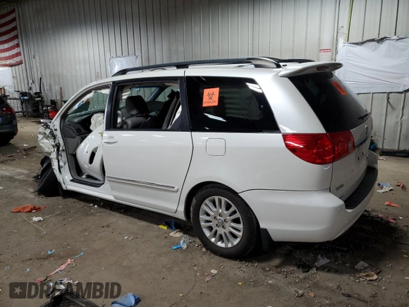 2010 Toyota Sienna XLE with VIN 5TDYK4CC8AS330851, listed as a Copart auction lot 51530285 with 0 mi miles and Non Repairable. Bid and sale history available at carsss.com. Image 2.