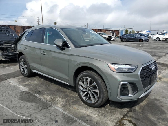 2023 Audi Q5 S line Premium Plus with VIN WA1EAAFY1P2015539, listed as a Copart auction lot 50823555 with 14,478 mi miles and Salvage Title. Bid and sale history available at carsss.com. Image 4.