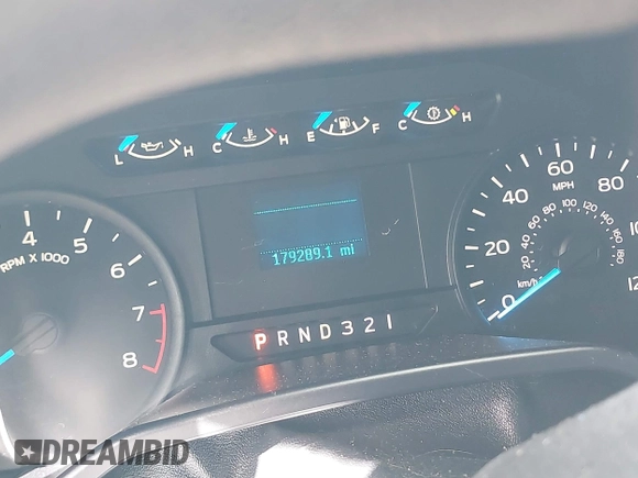 2017 Ford F-150 XL with VIN 1FTMF1C82HKC50105, listed as a IAAI auction lot 41549984 with 179,289 mi miles. Bid and sale history available at carsss.com. Image 7.
