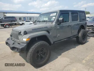 2019 Jeep Wrangler Unlimited Sport S with VIN 1C4HJXDG8KW602144, listed as a Copart auction lot 60044455 with 94,106 mi miles and Salvage title. Bid and sale history available at DreamBid. Image 1.