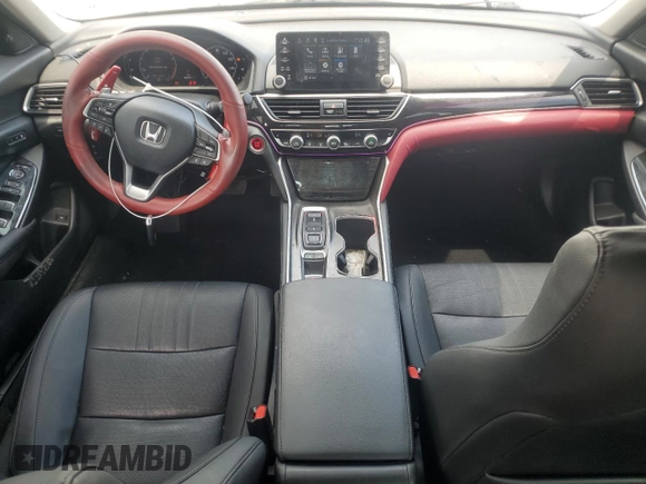 2020 Honda Accord EX-L with VIN 1HGCV2F55LA014957, listed as a Copart auction lot 55217755 with 60,218 mi miles and Salvage title. Bid and sale history available at DreamBid. Image 8.