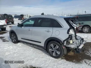 2021 Kia Niro LX with VIN KNDCB3LC2M5470747, listed as a Copart auction lot 45146245 with 34,190 mi miles and Salvage Title. Bid and sale history available at carsss.com. Image 2.