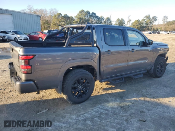 2023 Nissan Frontier SV with VIN 1N6ED1EK7PN672948, listed as a Copart auction lot 45247705 with 13,031 mi miles and Salvage title. Bid and sale history available at DreamBid. Image 3.