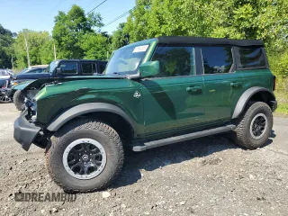 2024 Ford Bronco Outer Banks with VIN 1FMDE8BH2RLA06006, listed as a Copart auction lot 65184195 with 9,829 mi miles and Salvage title. Bid and sale history available at DreamBid. Image 1.