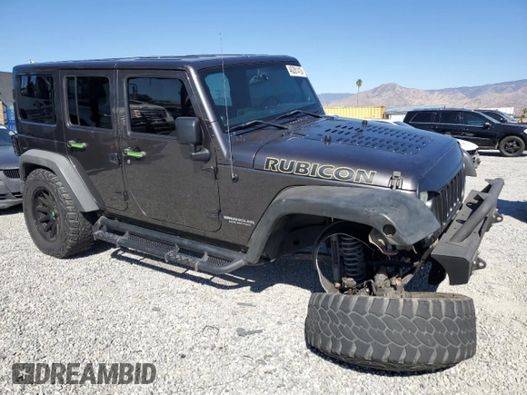 2014 Jeep Wrangler Unlimited Rubicon with VIN 1C4BJWFG8EL188494, listed as a Copart auction lot 46281415 with 171,532 mi miles and Salvage Title. Bid and sale history available at carsss.com. Image 4.