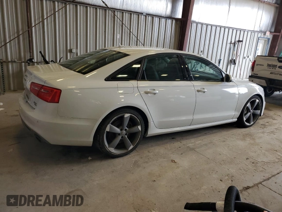 2015 Audi A6 Prestige with VIN WAUHGAFC4FN006740, listed as a Copart auction lot 51461265 with 132,290 mi miles and Clean title. Bid and sale history available at DreamBid. Image 3.