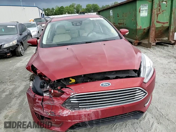 2018 Ford Focus Titanium with VIN 1FADP3J26JL284299, listed as a Copart auction lot 58908325 with 79,331 mi miles and Salvage title. Bid and sale history available at DreamBid. Image 13.