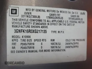 1999 Chevrolet Suburban z VIN 3GNFK16R3XG217135, wystawiony jako Copart lot #57158455 z przebiegiem 200 002 mil mil oraz Czysty tytuł • Clean title. Historia ofert i sprzedaży dostępna na DreamBid. Obrazek 12.