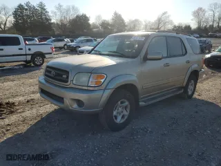 2001 Toyota Sequoia SR5 with VIN 5TDZT34A01S041892, listed as a Copart auction lot 50357025 with 223,300 mi miles and Salvage Title. Bid and sale history available at carsss.com. Image 1.