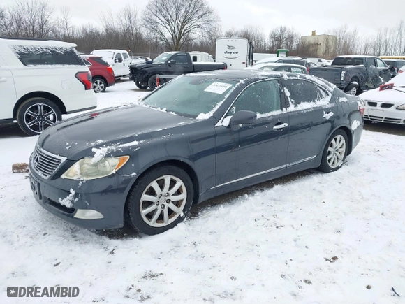 2009 Lexus LS 460 with VIN JTHCL46F895003184, listed as a IAAI auction lot 41475008 with NaN miles. Bid and sale history available at carsss.com. Image 17.
